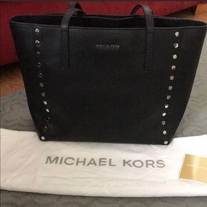 Michael Kors black Rivington Tote